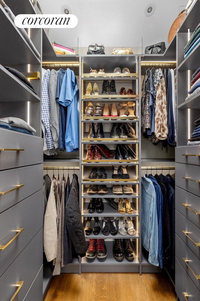 153 W 85th St Unit 4, New York City, NY 10024 - spacious closet with wood finished floors