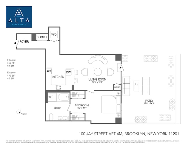 100 Jay St Unit 4M, New York City, NY 11201