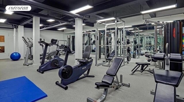 view of gym