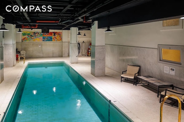 view of indoor pool