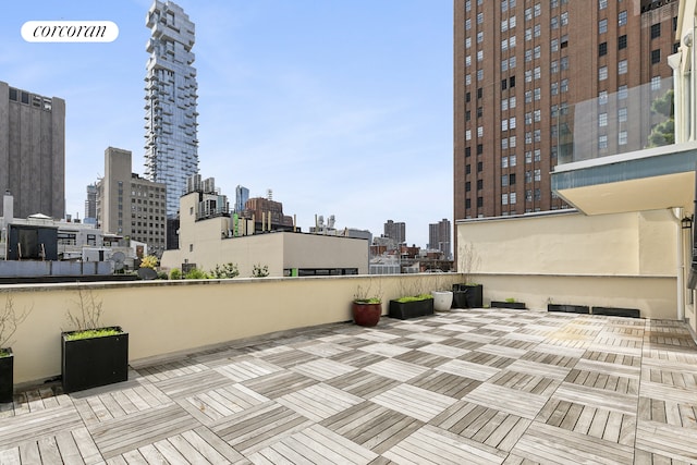 46 Lispenard St Ph, Ph, New York City, NY 10013 - view of patio with a view of skyline