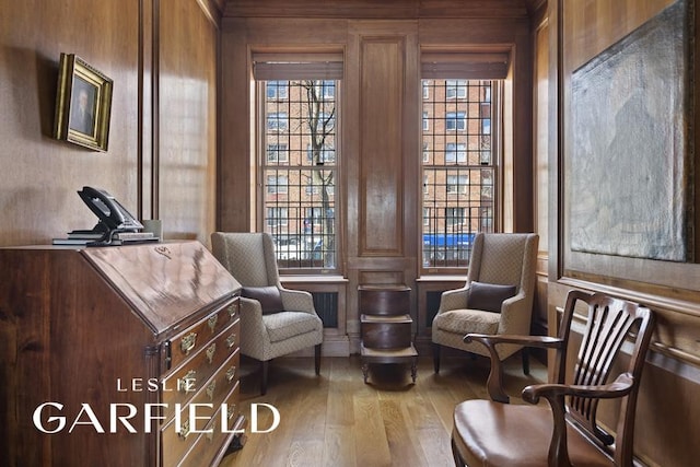 15 Sutton Place, New York City, NY 10022 - sitting room featuring wood finished floors and plenty of natural light