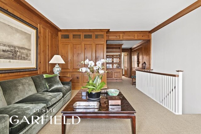 15 Sutton Place, New York City, NY 10022 - view of carpeted living room