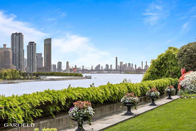 15 Sutton Place, New York City, NY 10022 - water view featuring a view of skyline
