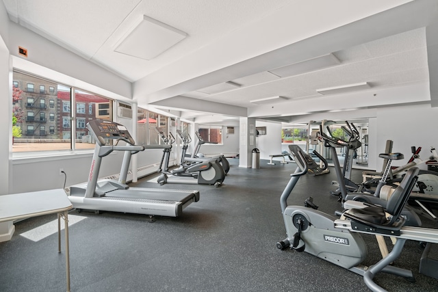 view of exercise room
