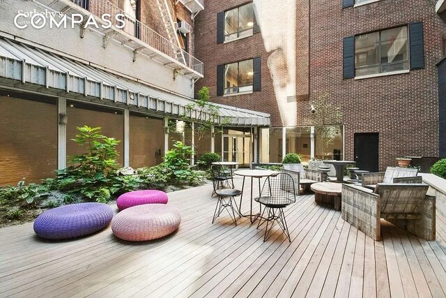 250 Mercer St Unit C308, New York City, NY 10012 - view of wooden terrace
