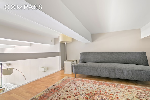 350 E 62nd St Unit 4B, New York City, NY 10065 - sitting room with wood finished floors and baseboards