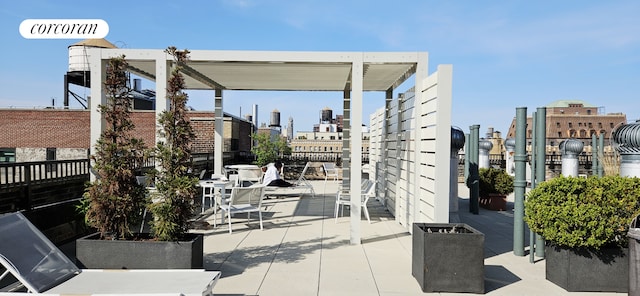 235 W 102nd St Unit 17F, New York City, NY 10025 - view of patio / terrace with a view of city
