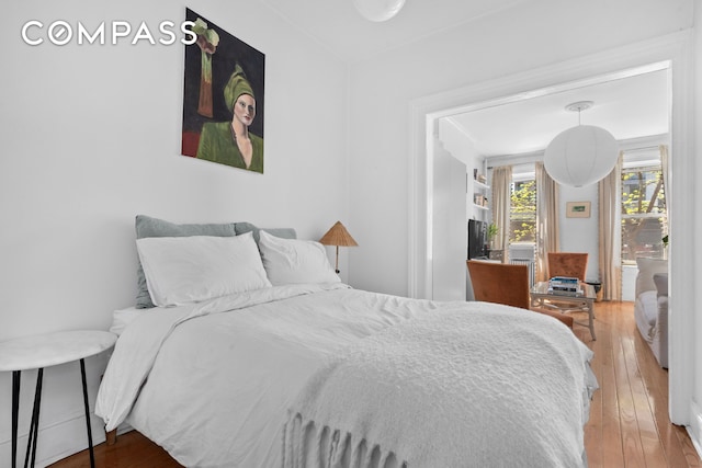 139 N 8th St, New York City, NY 11249 - bedroom with hardwood / wood-style flooring