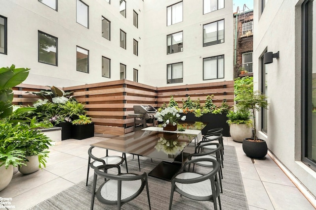 78 Amity St Unit 2F, New York City, NY 11201 - balcony with a patio, area for grilling, and outdoor dining space