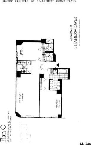415 E 54th St Unit 25Gg, New York City, NY 10022 - home floor plan