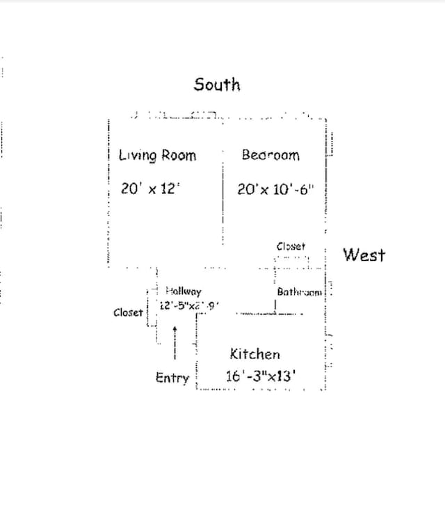 1075 Grand Concourse Unit 4G, New York City, NY 10452 - floor plan / room layout