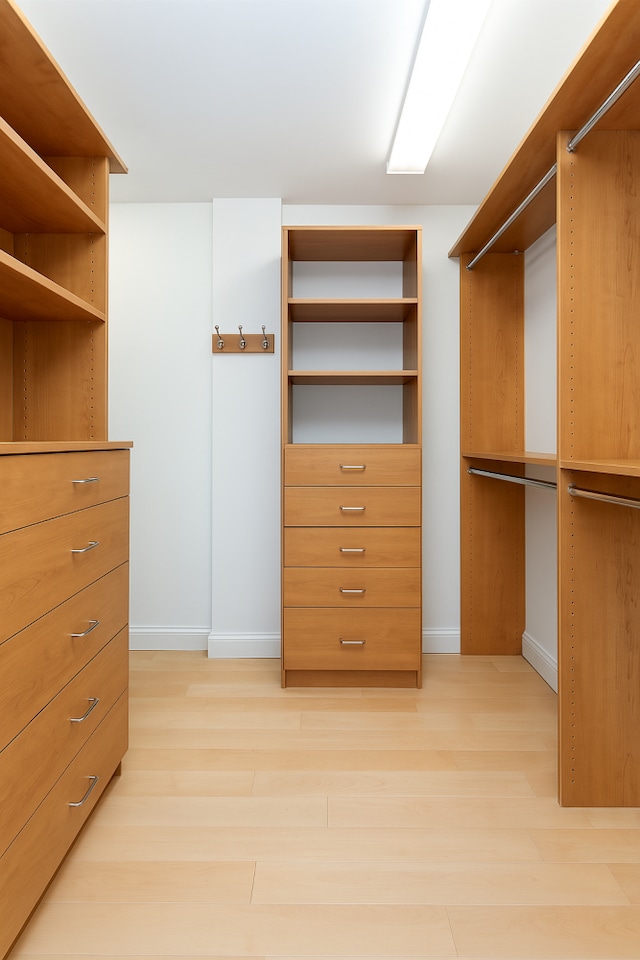 411 E 53rd St Unit 19D, New York City, NY 10022 - spacious closet featuring light wood-style flooring