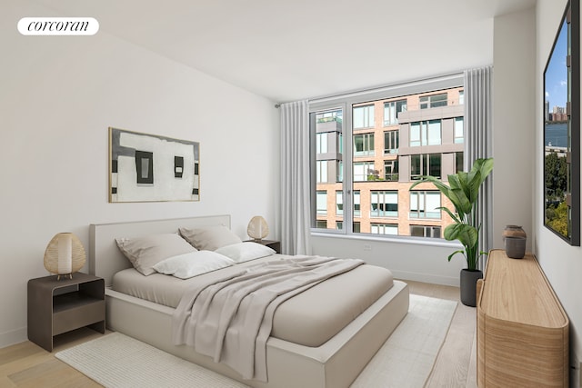 450 Washington St Unit 705, New York City, NY 10013 - bedroom featuring light wood finished floors