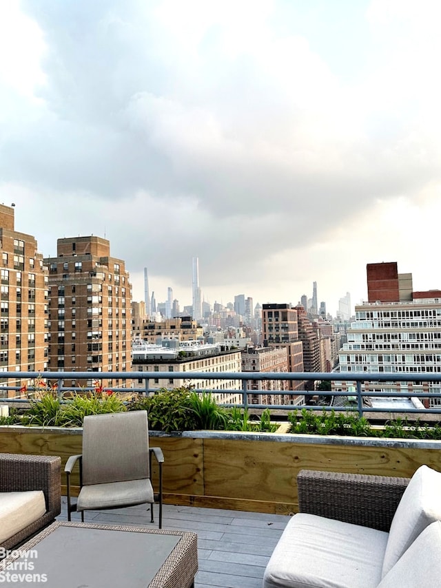 250 W 89th St Unit 8H, New York City, NY 10024 - balcony with a view of skyline