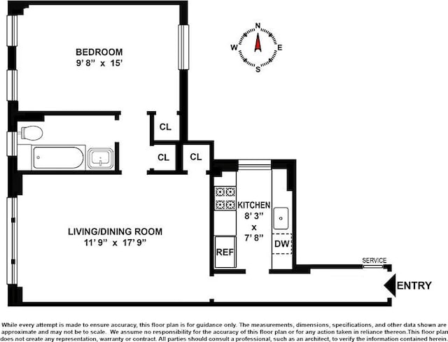 255 W End Ave Unit 12C, New York City, NY 10023 - property floor plan