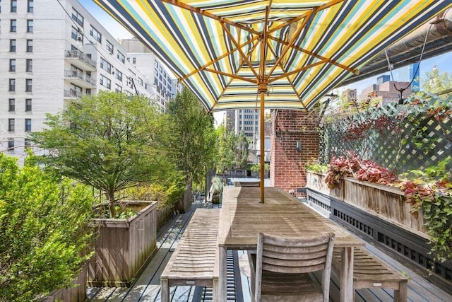 149 E 18th St Unit 2, New York City, NY 10003 - view of patio / terrace featuring outdoor dining area
