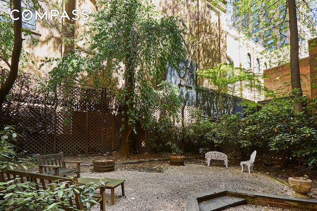 157 E 75th St Unit 1E, New York City, NY 10021 - view of patio with a fire pit
