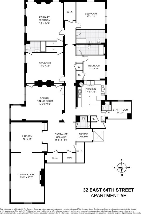 32 E 64th St Unit 5E, New York City, NY 10021 - view of home floor plan