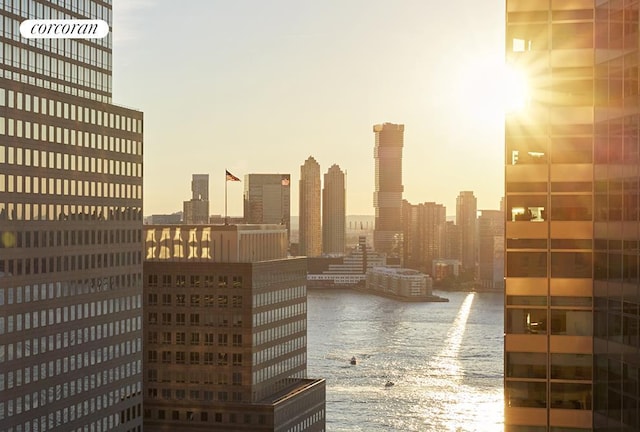 100 Barclay St Unit 20B, New York City, NY 10007 - view of city skyline featuring a nearby body of water