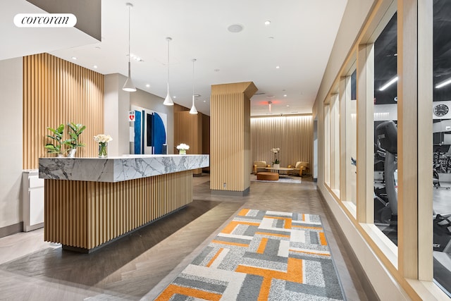100 Barclay St Unit 20B, New York City, NY 10007 - reception featuring recessed lighting