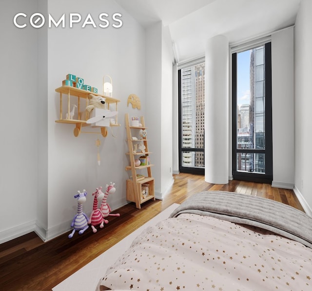 101 Warren St Unit 11L, New York City, NY 10007 - entryway featuring wood finished floors and baseboards