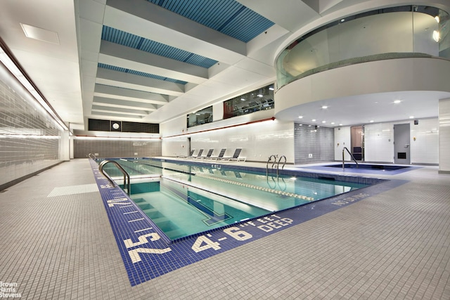 view of indoor community pool
