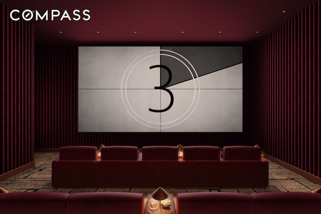view of cinema room