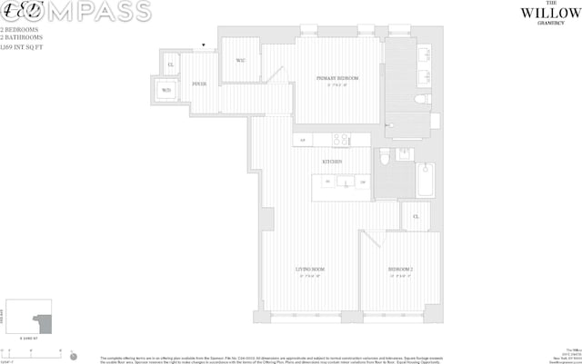 201 E 23rd St Unit 5E, New York City, NY 10010 - view of property floor plan