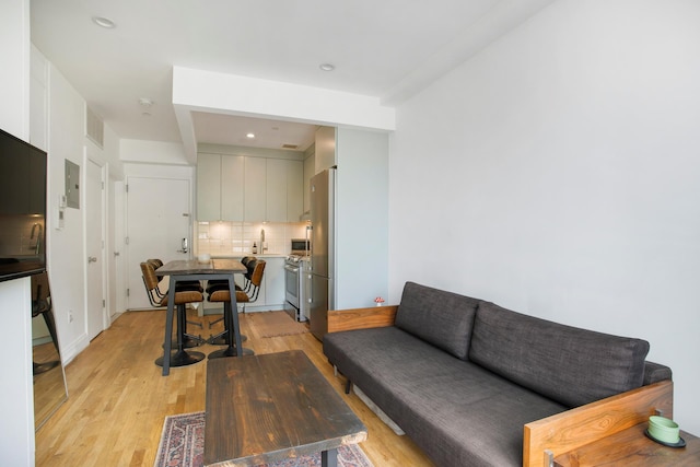 686 Mac Donough St Unit 3A, New York City, NY 11233 - living area with light wood-style floors