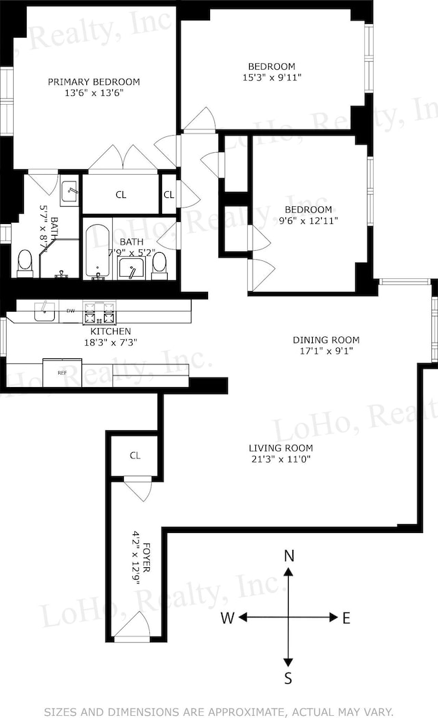 455 Fdr Dr Unit B405, New York City, NY 10002 - view of home floor plan