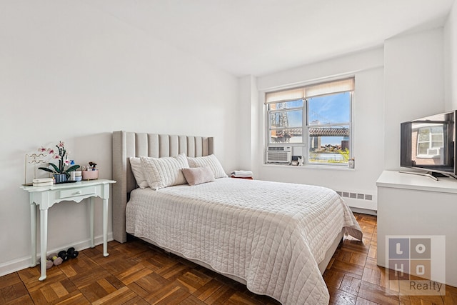 455 Fdr Dr Unit B405, New York City, NY 10002 - bedroom featuring radiator and cooling unit