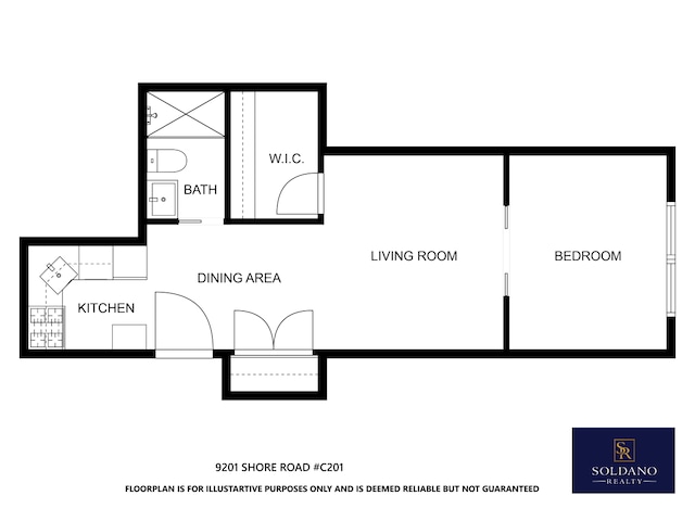 9201 Shore Rd Unit C201, New York City, NY 11209 - property floor plan