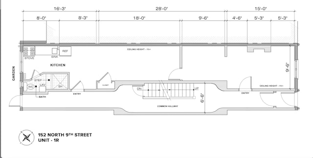 152 N 9th St Unit 1R, New York City, NY 11249 - property floor plan