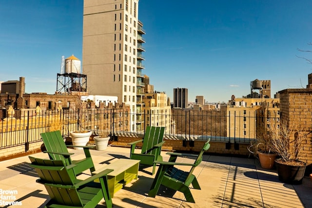 50 W 96th St Unit 6/A, New York City, NY 10025 - view of patio with a view of city
