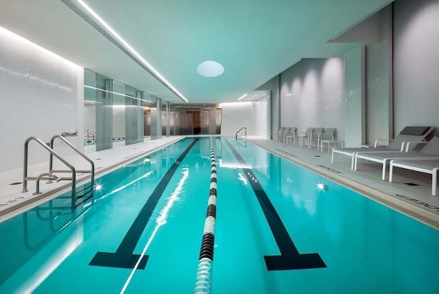 view of indoor pool