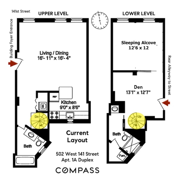 502 W 141st St Unit 1A, New York City, NY 10031 - view of home floor plan
