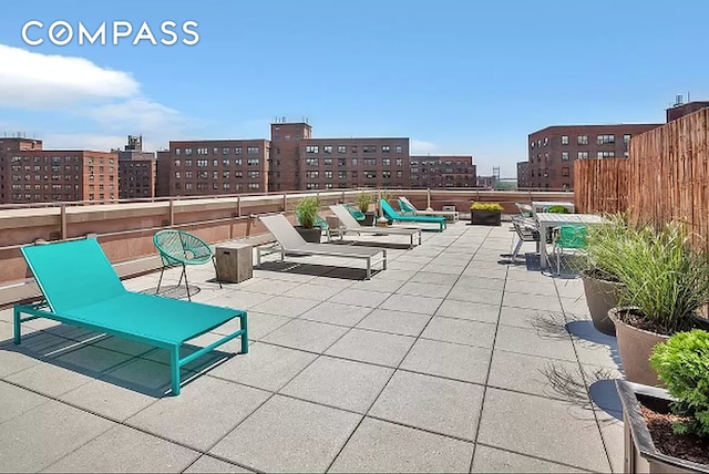 1810 3rd Ave Unit A7D, New York City, NY 10029 - view of patio with a view of city