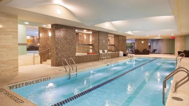view of indoor community pool