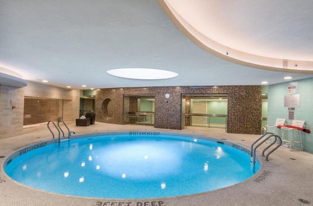 view of indoor pool