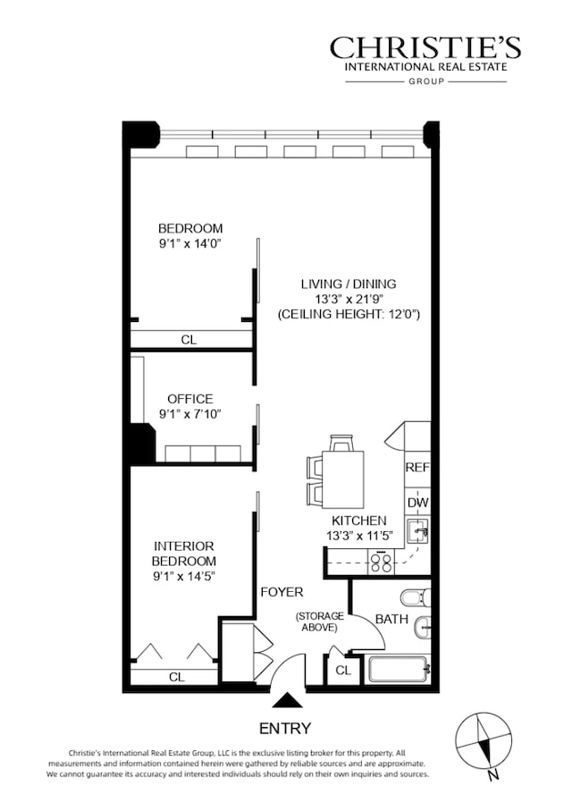 535 Dean St Unit 507, New York City, NY 11217 - home floor plan