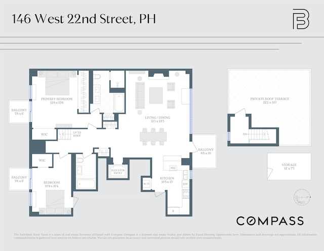 146-148 W 22nd St Ph, Ph, New York City, NY 10011 - room layout