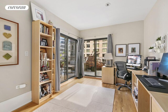 50 Pine St Unit Ph12N, New York City, NY 10005 - office featuring light wood-style floors