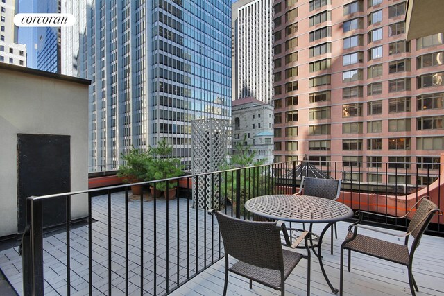 50 Pine St Unit Ph12N, New York City, NY 10005 - balcony with a city view