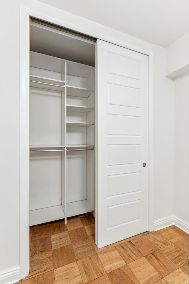 view of closet