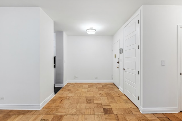 hall with baseboards