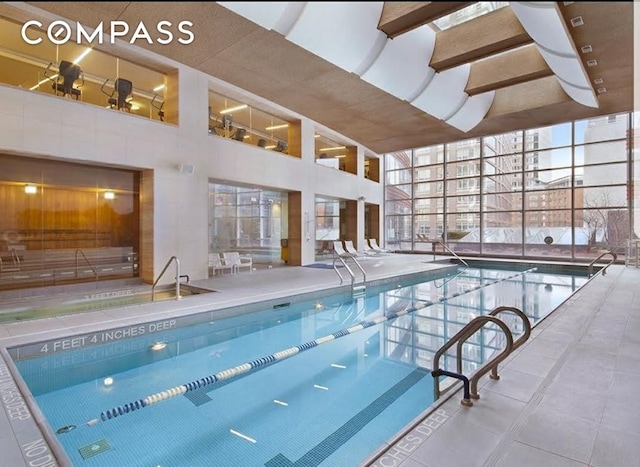 view of indoor pool