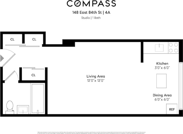 148 E 84th St Unit 4A, New York City, NY 10028 - property floor plan