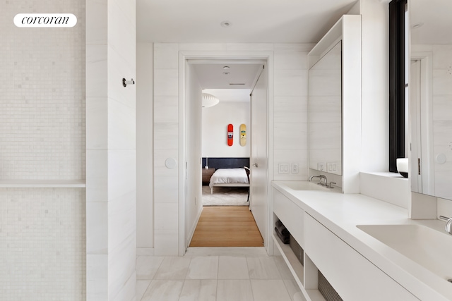 ensuite bathroom with double vanity