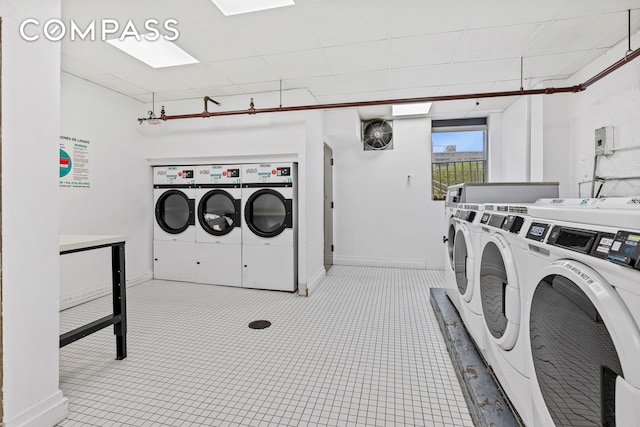 1065 Vermont St Unit 4L, New York City, NY 11207 - communal laundry room featuring separate washer and dryer